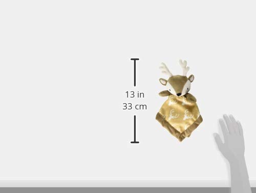 Levtex Home - Baby Deer Security Blanket - Soft and Cuddly Lovey - Plush - Tan, Taupe, Brown - Nursery Gift