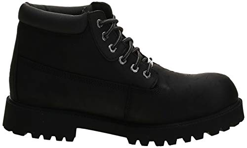 Skechers Men's Sergeants Verdict Chukka Boot,Black Waterproof Oiled Smooth Leather,10 M US