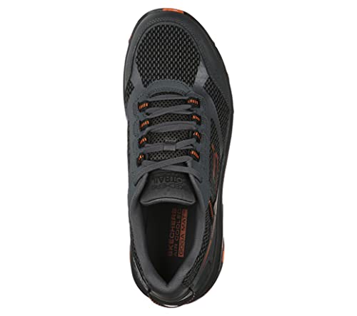 Skechers mens Go Run Trail Altitude - Marble Sneaker, Charcoal/Orange, 12.5 US
