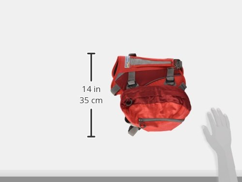 Kurgo Dog Saddlebag Backpack, Back Pack Dog Harness, Hiking Pack for Dogs, Packs for Pets to Wear, Camping and Travel Vest Harness, Reflective, Lightweight, Baxter Pack for Medium and Large Pets