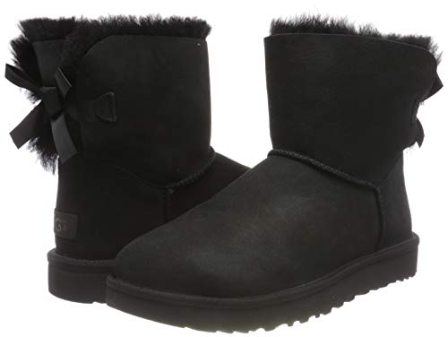UGG Women's Mini Bailey Bow Ii Boot, Black, 5