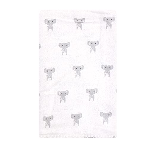 Hudson Baby Unisex Baby Cotton Flannel Burp Cloths, Modern Elephant, One Size