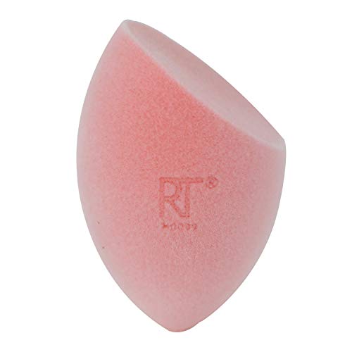 Real Techniques Miracle Powder Sponge, Makeup Blending Sponge For Powder Products, Set Makeup For Natural Finish and Cloud Skin, Buildable Coverage, Velvet Material, Packaging May Vary, 2 Count