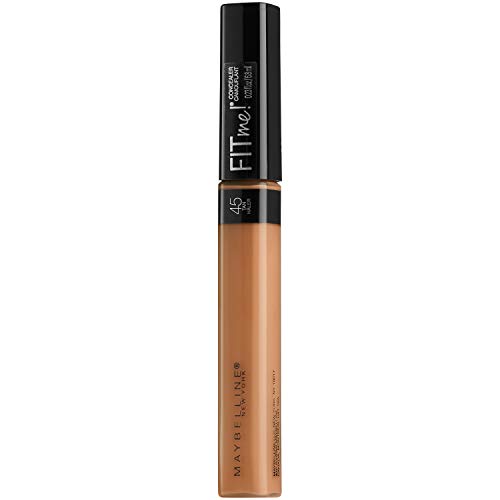Maybelline Fit Me Liquid Concealer Makeup, Natural Coverage, Lightweight, Conceals, Covers Oil-Free, Tan, 1 Count