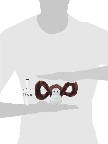 Jolly Pets Jolly Tug-a-Mal Monkey Tug/Squeak Toy, Medium
