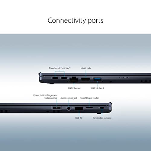 ASUS ExpertBook B5 Thin and Light Business Laptop, 14” FHD, Intel Core i7-1260P, 1TB SSD, 16GB DDR5 RAM, All Day Battery, Enterprise-Grade Video Conference, NumberPad, Win 11 Pro, B5402CBA-XVE75