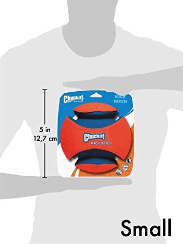 Chuckit Kick Fetch Ball Dog Toy, Small (6 Inch)