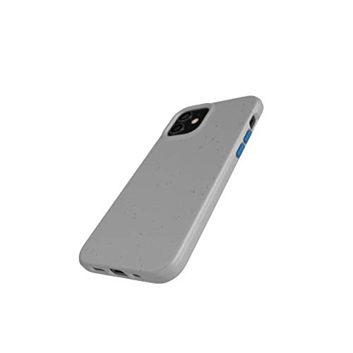 tech21 Eco Slim Phone Case for Apple iPhone 12 and 12 Pro 5G with 10 ft. Drop Protection, Mushroom Grey