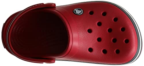 Crocs unisex adult Men's and Women's Crocband Clog, Pepper, 8 Women 6 Men US