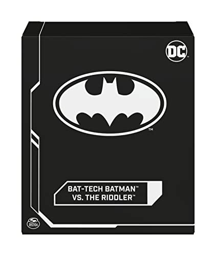 DC Comics Batman 4-inch Batman and The Riddler Action Figures with 6 Mystery Accessories, Kids Toys for Boys Aged 3 and up