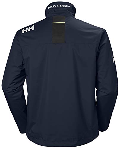 Helly Hansen Men's Crew Waterproof Windproof Breathable Rain Coat Jacket, 597 Navy, XX-Large