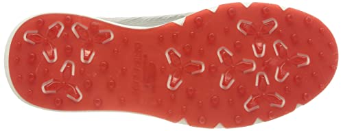 Skechers Men's Elite 4 Victory Spikeless Golf Shoe Sneaker, Gray/Red, 11.5