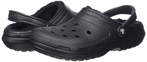 Crocs Classic Lined Clog Black/Black Men's 3, Women's 5 Medium