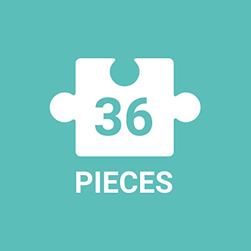 Mudpuppy Animals of The World to Go Puzzle, 36 Pieces – Great for Kids Ages 3+ - Perfect for Travel, Easy Clean-Up, Packaged in Secure, Reusable Fabric Bag