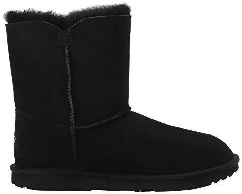 UGG unisex child Bailey Button Ii Boot, Black, 2 Little Kid US