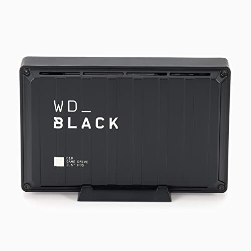 WD_BLACK 8TB D10 Game Drive - Portable External Hard Drive HDD Compatible with Playstation, Xbox, PC, and Mac - WDBA3P0080HBK-NESN