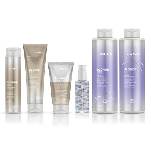 Blonde Life Violet Conditioner | For Cool and Bright Blonde Hair | Neutralize Brassy Tones | Banish Yellow Tones | Boost Shine | Sulfate Free | With Monoi and Tamanu Oil | 33.8 Fl Oz