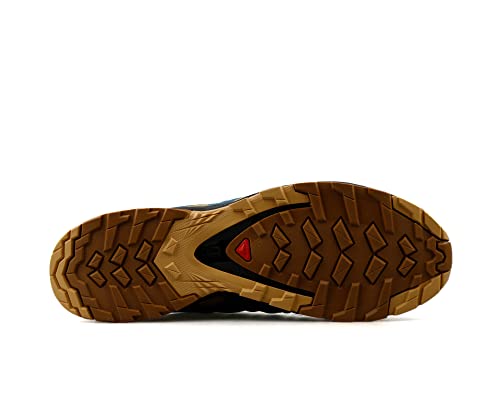 Salomon XA PRO 3D v8 Trail Running Shoes for Men, Barrier Reef/Fall Leaf/Bronze Brown, 9