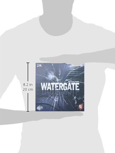 Capstone Games: Watergate, Strategy Board Game, History of Watergate Included With Game, Not Essential to Play, 2-Player Game of the Year 2019, Ages 12 and Up