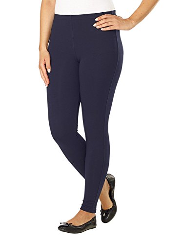 Kirkland Signature Ladies’ French Terry Leggings (Small, Navy)