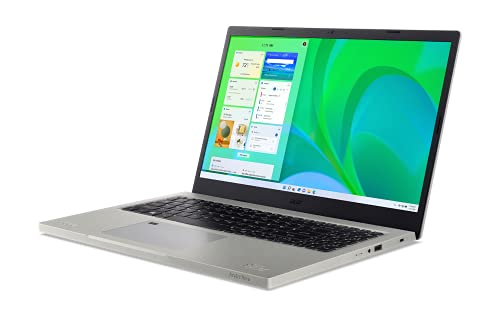 Acer Aspire Vero AV15-51-7617 Green PC | 15.6' FHD IPS 100% sRGB-Display | 11th Gen Intel Core i7-1195G7 | Intel Iris Xe Graphics | 16GB DDR4 | 512GB NVMe SSD | Wi-Fi 6 | PCR Materials | Vero-Sleeve