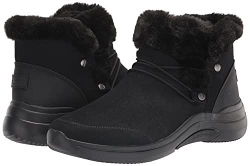 Skechers Women's ON-The-GO Midtown LACE UP Chugga Fashion Boot, Black, 10
