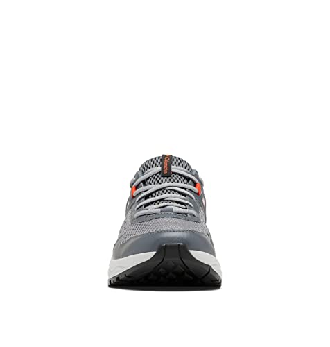 12 Columbia Men's Plateau Hiking Shoe, Monument/Red Quartz