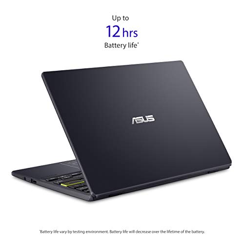 ASUS Vivobook Laptop L210 11.6' Ultra Thin Laptop, Intel Celeron N4020 Processor, 4GB RAM, 128GB eMMC Storage, Windows 11 Home in S Mode with One Year of Office 365 Personal, L210MA-DS04
