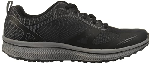 Skechers Men's GOrun Consistent-Athletic Workout Running Walking Shoe Sneaker with Air Cooled Foam, Black/Grey 2, 12.5