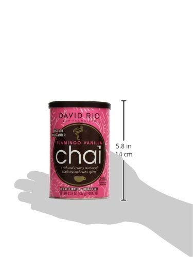 David Rio Chai Mix, Flamingo Vanilla, 11.9 Ounce (Pack of 1)