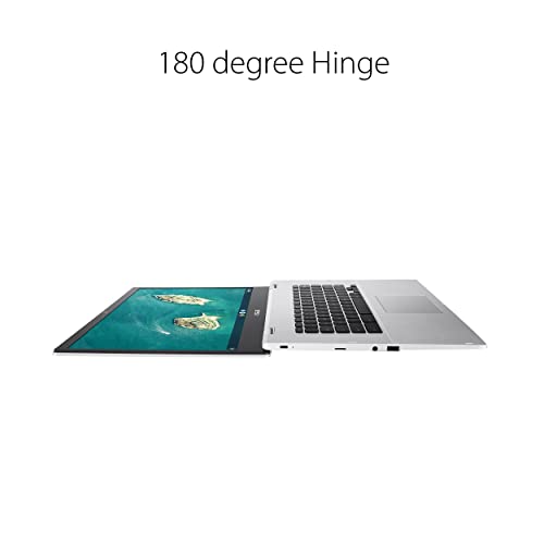 ASUS Chromebook CX1, 15.6' Full HD NanoEdge Display, Intel Celeron N3350 Processor, 64GB eMMC Storage, 8GB RAM, Chrome OS, Transparent Silver, CX1500CNA-AS84F