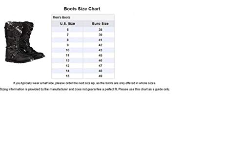 O'Neal 0325-112 Men's New Logo Rider Boot (Black, Size 12)