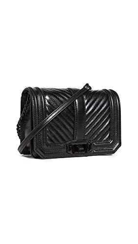 Rebecca Minkoff Chevron Love Quilted Crossbody Bag for Women – Versatile Women’s Crossbody Purse, Quality Leather Handbag for Women, Quilted Shoulder Bag, Chain Purse