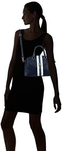 Tommy Hilfiger Jaden Satchel Crossbody Bag, Navy