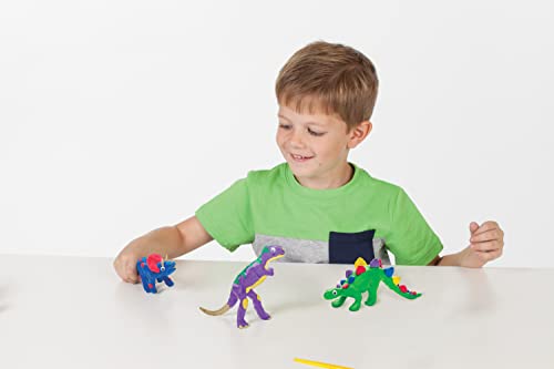 Creativity for Kids Create with Clay Dinosaurs - Build 3 Dinosaur Figures with Modeling Clay