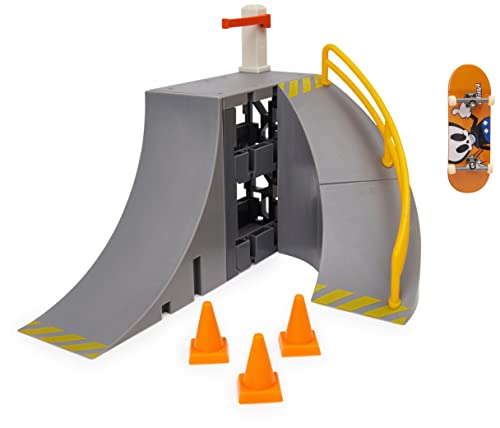 TECH DECK, Sk8 Garage X-Connect Park Creator, Customizable and Buildable Ramp Set with Exclusive Fingerboard, Kids Toy for Boys and Girls Ages 6 and up