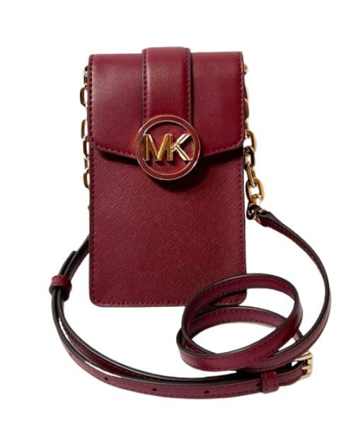 Michael Kors Carmen Small Logo Smartphone Crossbody Bag (MULBERRY)