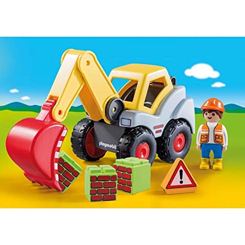 Playmobil 1.2.3 Shovel Excavator