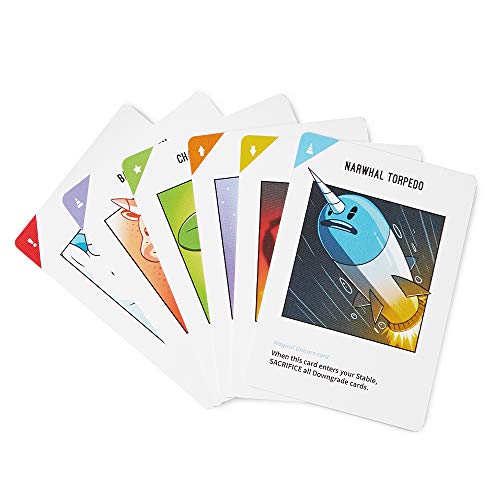 TeeTurtle Unstable Unicorns Base Game - A Strategic Card Game and Party Game for Adults and Teens