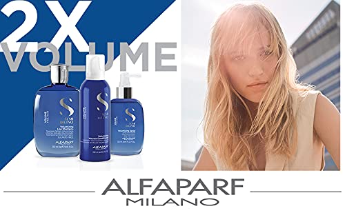 Alfaparf Milano Semi Di Lino Volume Shampoo For Fine Hair – Sulfate Free Volumizing Low Shampoo - Adds Intense Volume, Thickness and Body - Anti-Frizz - Professional Salon Quality - 33.8 fl. Oz.