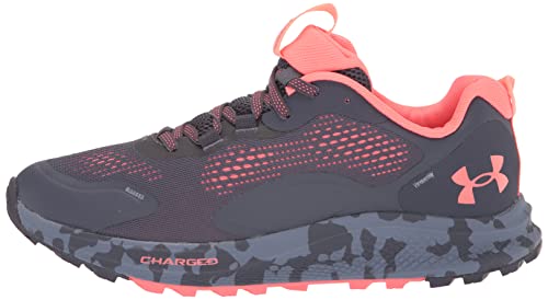 Under Armour Women's Charged Bandit 2 --Running Shoe, (500) Tempered Steel/Blitz Red/Blitz Red, 8.5