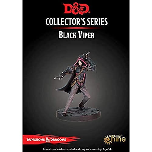Gale Force Nine Dungeons and Dragons Dragon Heist: Black Viper Collector's Series Miniature
