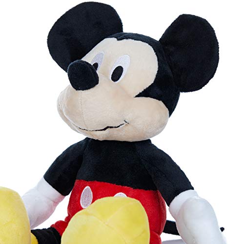 KIDS PREFERRED Disney Baby Mickey Mouse Stuffed Animal Plush Toy with Jingler and Crinkle, 14 Inches