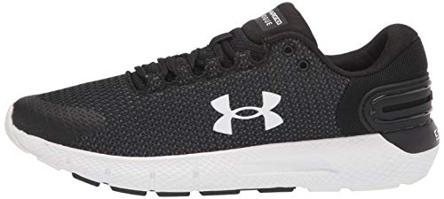 Under Armour Men's Charged Rogue 2.5, Black (001)/White, 8 M US