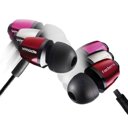 V-MODA Faders Tuned Metal Earplugs - Gunmetal Black