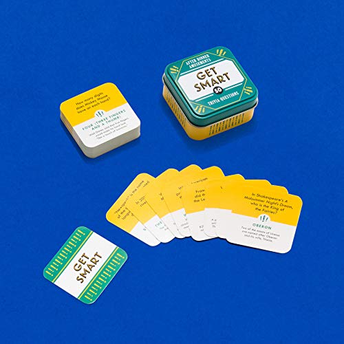 After Dinner Amusements: Get Smart: 50 Trivia Questions (Family Friendly Trivia Card Game, Portable Camping and Holiday Games)
