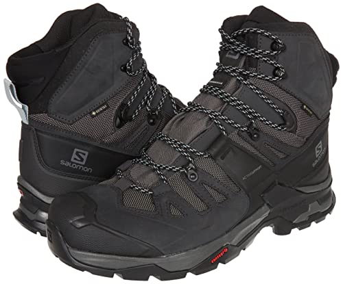 Salomon Quest 4 Gore-TEX Hiking Boots for Men, Magnet/Black/Quarry, 9.5