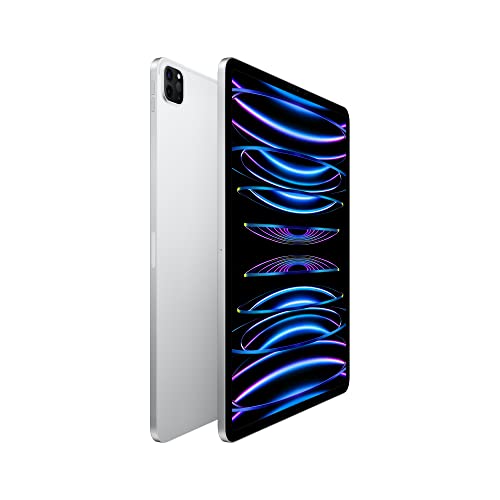 Apple iPad Pro 12.9-inch (6th Generation): with M2 chip, Liquid Retina XDR Display, 2TB, Wi-Fi 6E, 12MP front/12MP and 10MP Back Cameras, Face ID, All-Day Battery Life – Silver