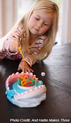 Shark Bite -- Roll the Die and Fish for Colorful Sea Creatures Before the Shark Bites Game! by Pressman Blue Sky, 5'