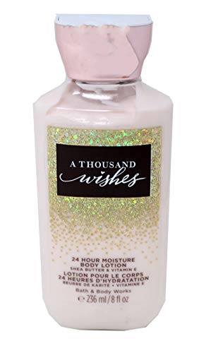 Bath and Body Works A Thousand Wishes 2019 Edition 24 hr Moisture Body Lotion with Shea Butter and Vitamin E 8 fl oz / 236 mL